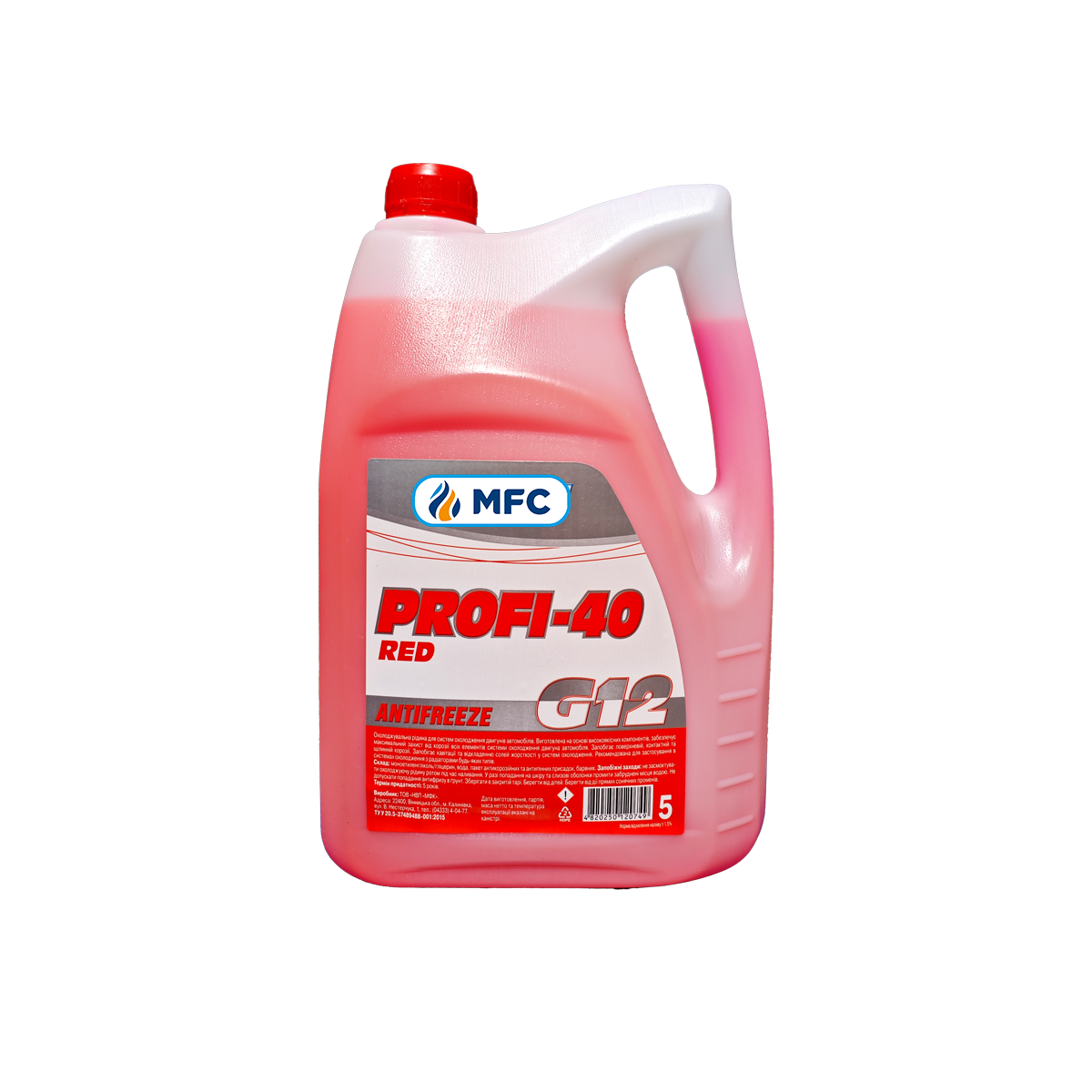 Антифриз МФК PROFI Red 5 л